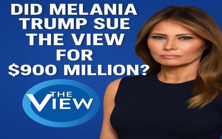 Read more about the article Melania Trump Lawsuit The View: Debunking the $900M Rumor
