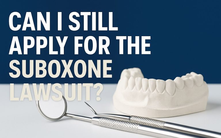 Read more about the article Can I Still Apply for the Suboxone Lawsuit?