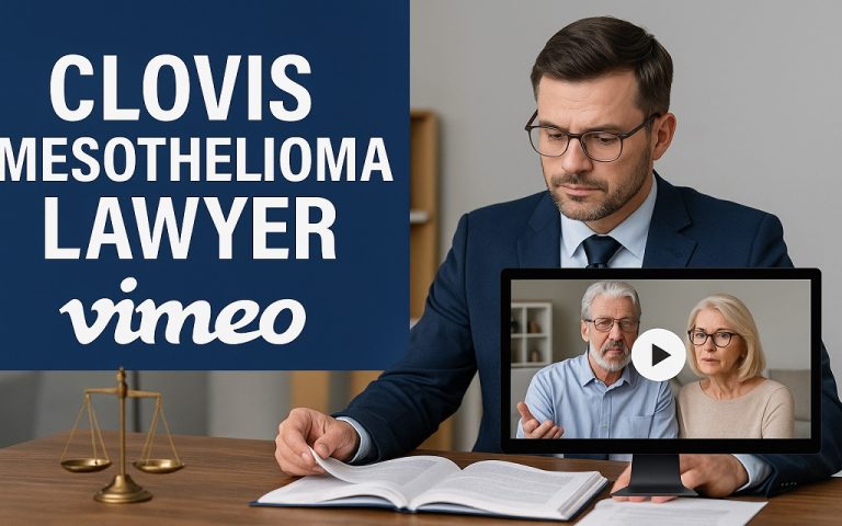 Read more about the article Clovis Mesothelioma Lawyer Vimeo: How Videos Can Help Your Asbestos Claim