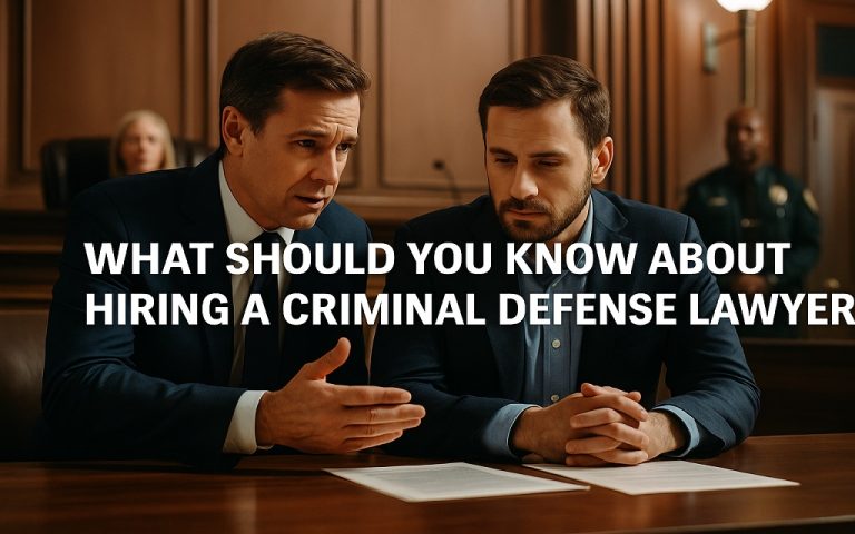 Read more about the article What Should You Know About Hiring a Criminal Defense Lawyer?