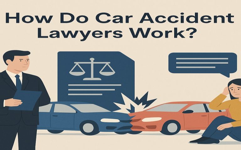 Read more about the article How Do Car Accident Lawyers Work? Step by Step Guide